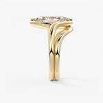 Marquise Swirl Lab Grown Diamond Engagement Ring