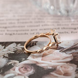 Stunning 3.0 CT Oval Moissanite Engagement Ring with Halo Design 6