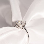 Classic 2.0 CT Oval Moissanite Engagement Ring with Solitaire Design 4