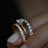 0.90 CT Cushion Solitaire CVD E/VS1 Diamond Engagement Ring 9