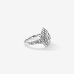 Stunning 1.3 TCW Round Moissanite Engagement Ring Clusters  Design 4