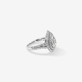 Stunning 1.3 TCW Round Moissanite Engagement Ring Clusters  Design 4
