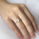 Stunning 1 CT Oval Moissanite Engagement Ring With Solitaire Design 11