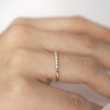 Stunning 0.3 TCW Round Moissanite Stones Full Eternity Wedding Band 5