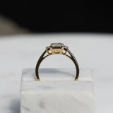 1.18 CT Radiant 3 Stones CVD E/VS1 Diamond Engagement Ring 6