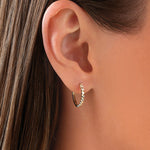 Round Cut Cubic Zirconia in 925 Sterling Silver Earrings 6