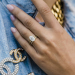 2.70 CT Oval Moissanite Ring Featuring Hidden Halo Style-Custom Listing For Xander 5