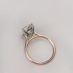 4.50 CT Pear Moissanite Ring Featuring Bridge Style 8