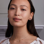 2.5 TCW Round Garnet Lab Made Diamond- January Birthstone Earrings 2