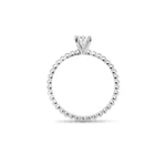 Stunning 0.5 CT Oval Moissanite Stone Engagement Ring In Solitaire Design 3