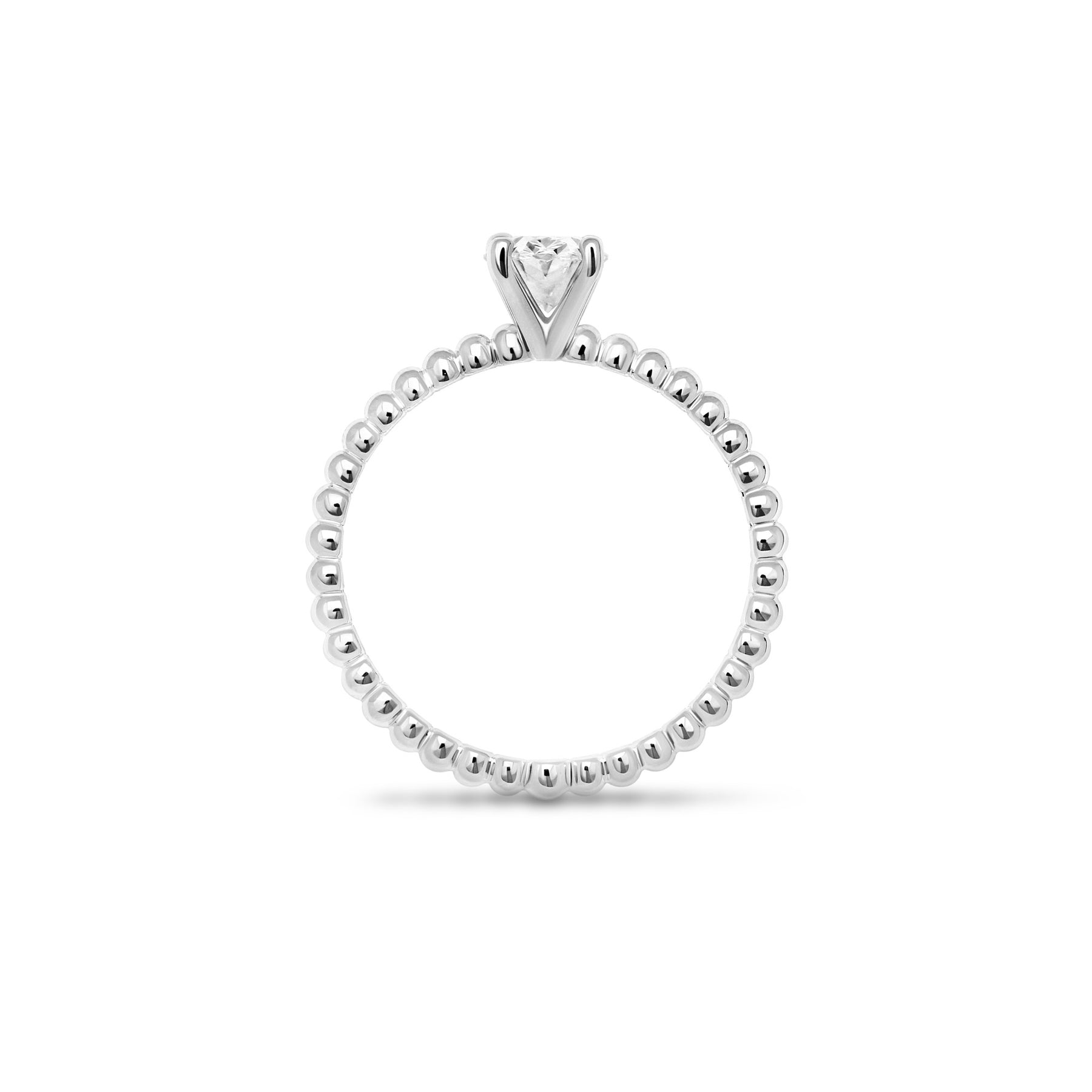 Stunning 0.5 CT Oval Moissanite Stone Engagement Ring In Solitaire Design 3