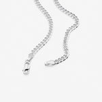 Round Cut Cubic Zirconia in 925 Sterling Silver Necklace 2