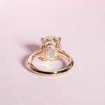 Classic 5.0 CT Oval Moissanite Engagement Ring with Solitaire Design 2