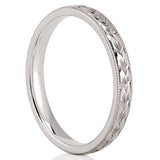 Stunning Milgrain Metal Wedding Bands 4