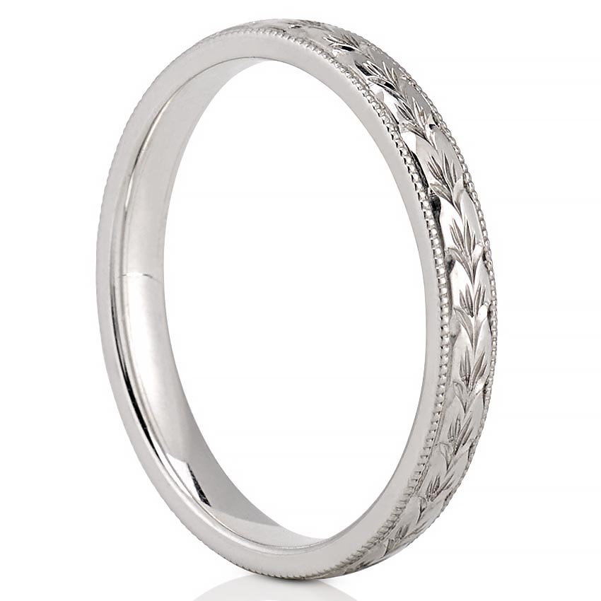 Stunning Milgrain Metal Wedding Bands 4