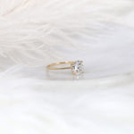 Stunning 2.0 CT Round Moissanite Engagement Ring with Solitaire Design 2
