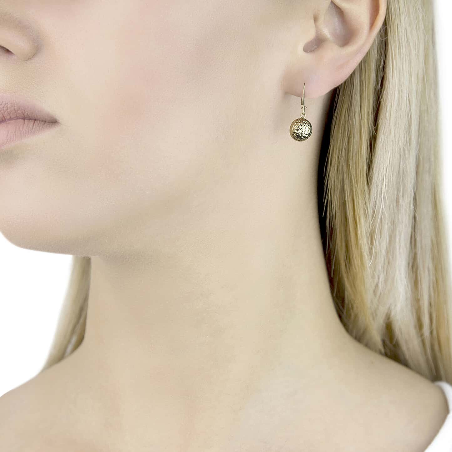 Round Cut Cubic Zirconia in 925 Sterling Silver Earrings 5