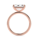 Stunning 2.45 CT East West Radiant Moissanite Engagement Ring with Solitaire Design 9