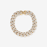 Round Cut Cubic Zirconia in 925 Sterling Silver Bracelet 1
