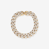 Round Cut Cubic Zirconia in 925 Sterling Silver Bracelet 1