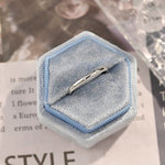 0.2 TCW Round Cut Moissanite Bridal Wedding Band 7