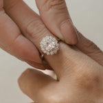 Stunning 1 CT Oval Moissanite Engagement Ring With Halo Design 8