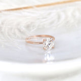 Stunning 2.0 CT Round Moissanite Engagement Ring with Solitaire Design 4