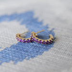 2.25 TCW Round Amethyst Lab Made Diamond- February Birthstone Earrings 6