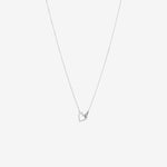 Round Cut Cubic Zirconia in 925 Sterling Silver Necklace 4