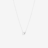 Round Cut Cubic Zirconia in 925 Sterling Silver Necklace 4