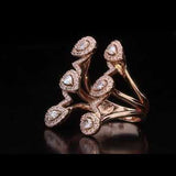 Round Cut Cubic Zirconia in 925 Sterling Silver Wedding Bands 6
