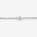 Round Cut Cubic Zirconia in 925 Sterling Silver Bracelet 3