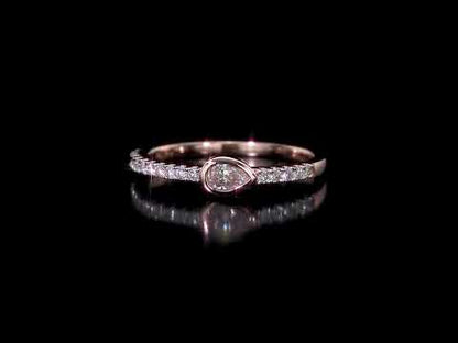 Round Cut Cubic Zirconia in 925 Sterling Silver Wedding Bands 7