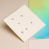 0.30 TCW Round Cut Moissanite Tiny Flower Stud Earrings in Gold 4