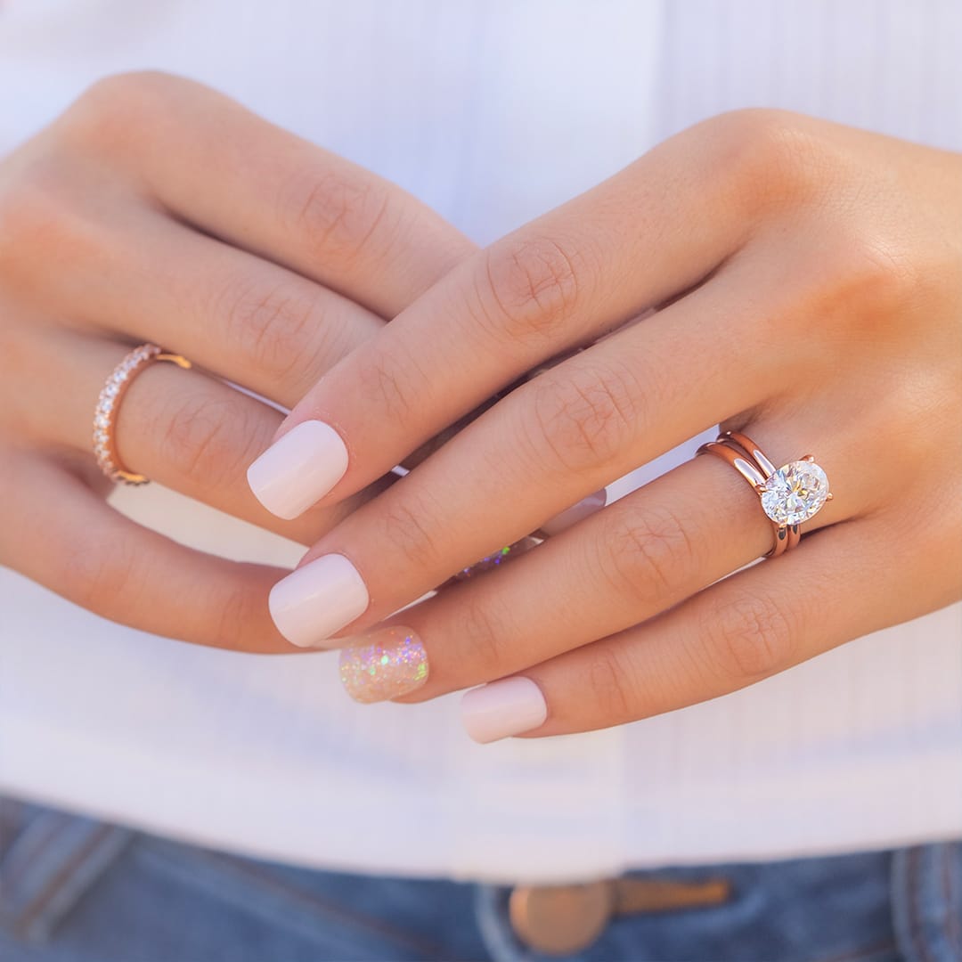Stunning Women's Plain Metal Wedding Bands 5