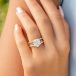 Stunning 3.5 CT Cushion Moissanite Engagement Ring with Hidden Halo Design 6