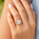 Stunning 3.5 CT Cushion Moissanite Engagement Ring with Hidden Halo Design 6