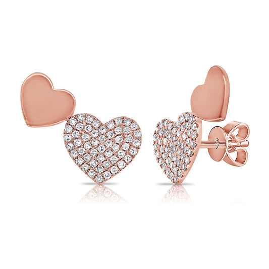 Round Cut Cubic Zirconia in 925 Sterling Silver Earrings 1