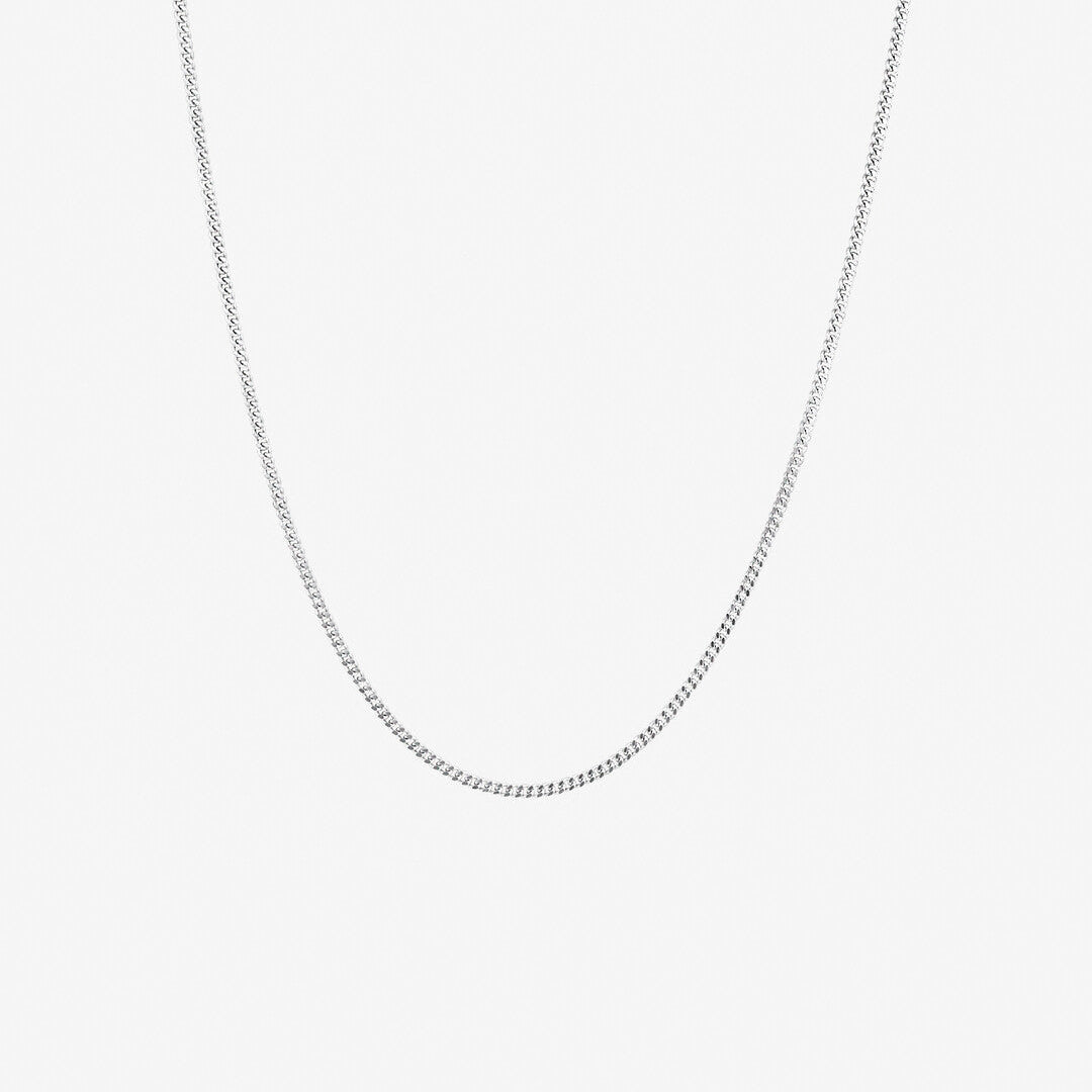 Round Cut Cubic Zirconia in 925 Sterling Silver Necklace 1