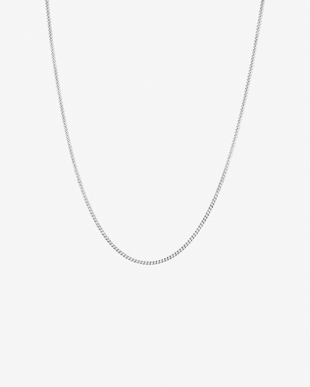 Round Cut Cubic Zirconia in 925 Sterling Silver Necklace 1