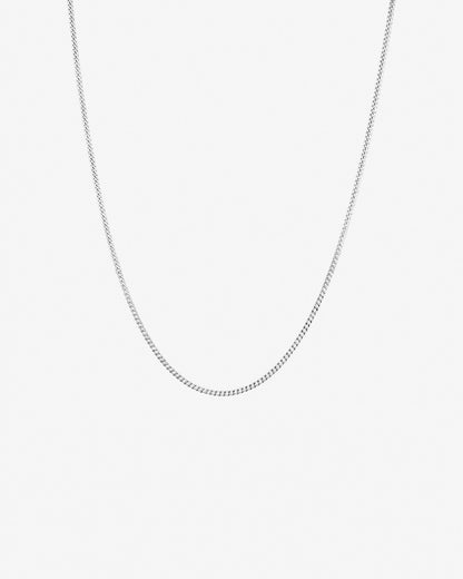 Round Cut Cubic Zirconia in 925 Sterling Silver Necklace 1