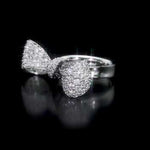 Round Cut Cubic Zirconia in 925 Sterling Silver Wedding Bands 7