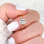 Stunning 1.5 CT Oval Moissanite Engagement Ring with Hidden Halo Design 6