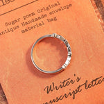 0.3 TCW Round Cut Moissanite Bridal Wedding Band With Pave Style 7