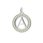 0.21 TCW Round Peridot Lab Made Diamond- August Birthstone Pendant Necklace 7