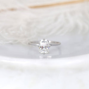 Stunning 1.75 CT Radiant Moissanite Engagement Ring with Solitaire Design