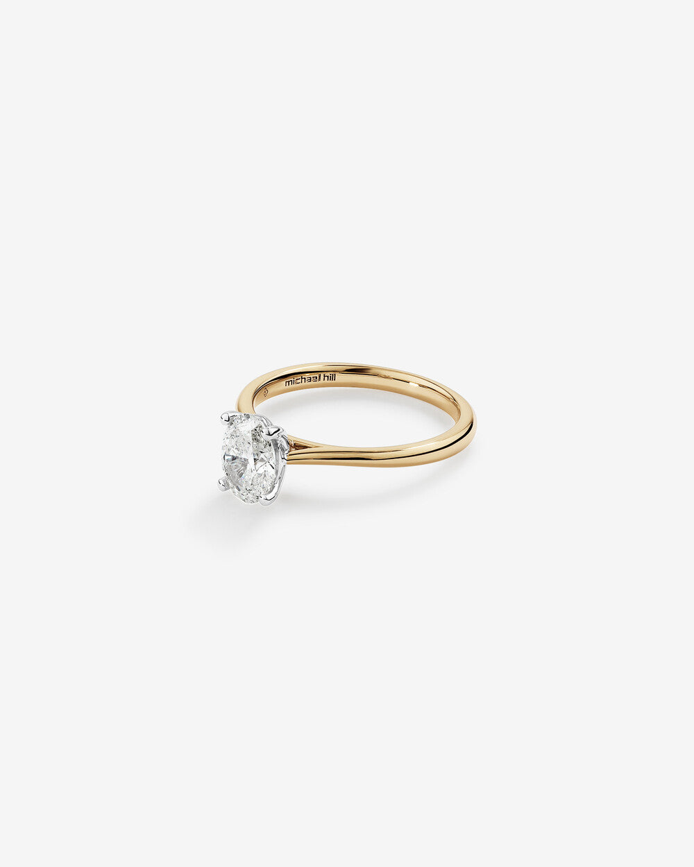 Stunning 1 CT Oval Moissanite Engagement Ring In Solitaire Design 4