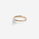 Stunning 1 CT Oval Moissanite Engagement Ring In Solitaire Design 4