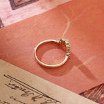 0.15 TCW Marquise Cut Moissanite Bridal Wedding Band With Curved Style 7