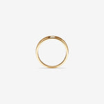 0.15 TCW Round Moissanite Channel Men's Wedding Band in Solid Gold 3
